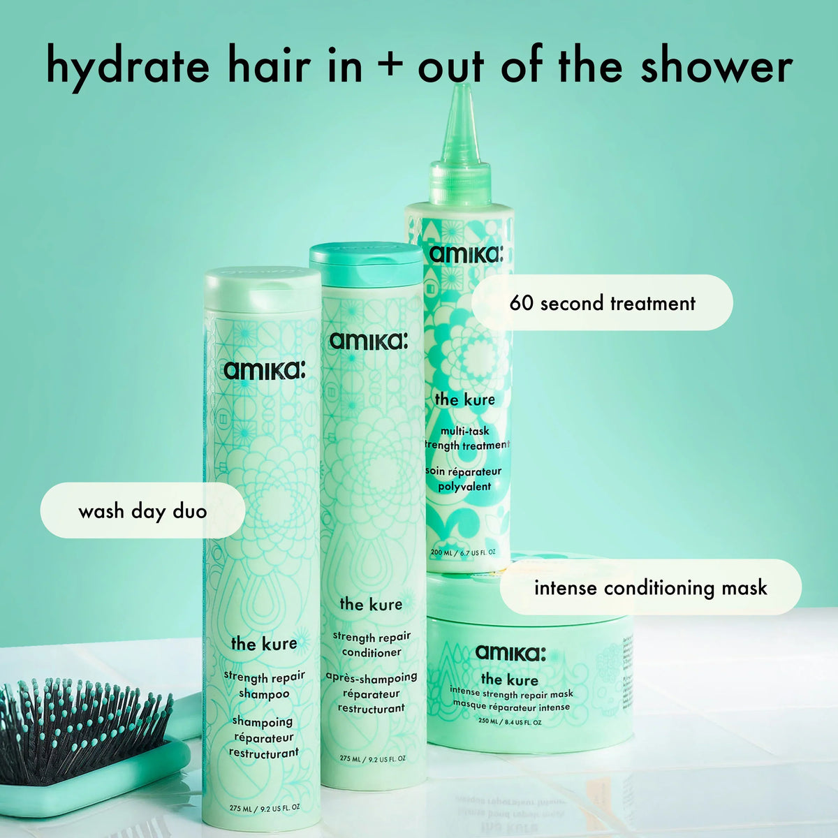 the kure strength repair conditioner - 9.2 oz / 275 ml