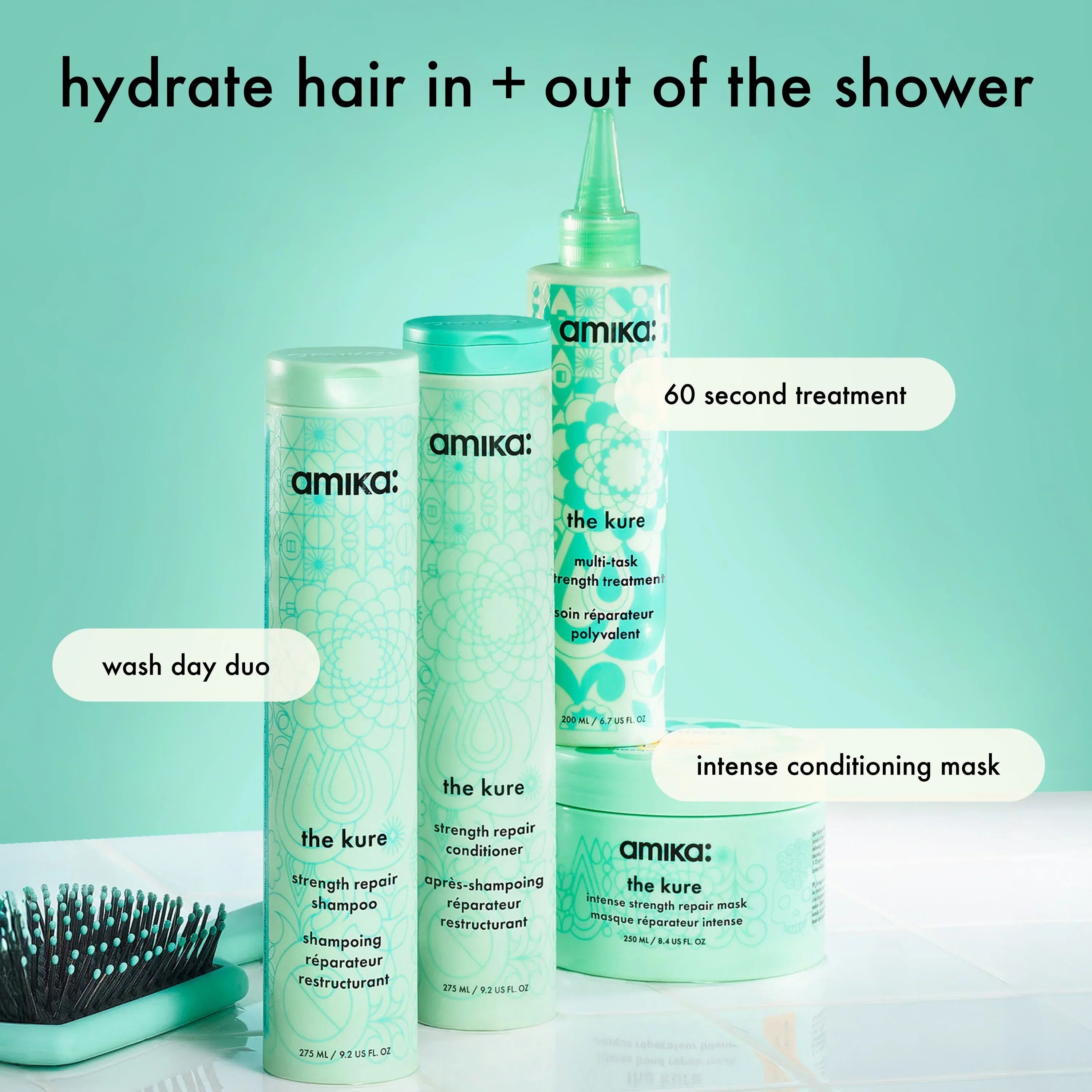 the kure strength repair shampoo - 9.2 oz / 275 ml