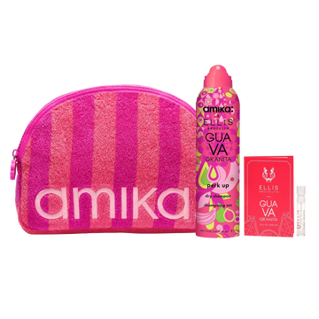 amika x Ellis Brooklyn limited-edition perk up GUAVA GRANITA dry shampoo bundle set