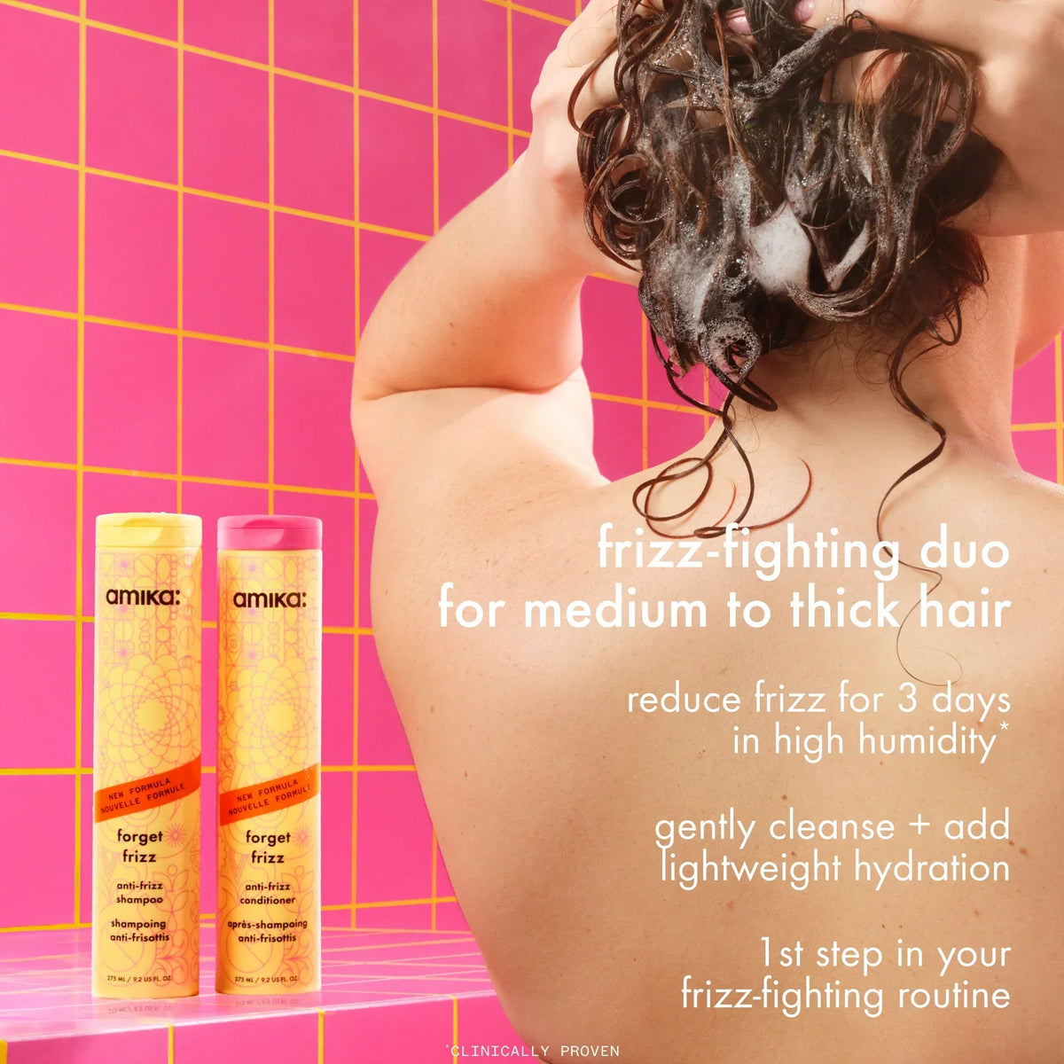 super-sized frizz fighters set anti-frizz shampoo, conditioner + treatment
