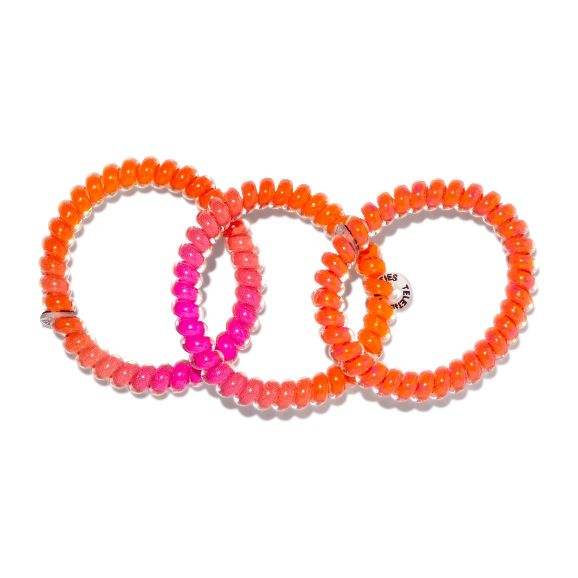 amika x TELETIES necessities set 3 pc hair ties, clip, essentials bag + perk up plus